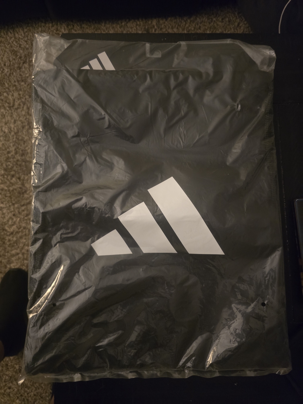 adidas Black Drawstring Logo Gym Sack